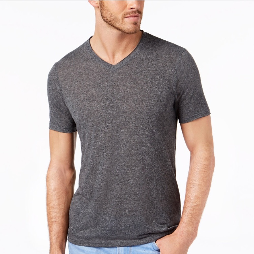 Guess raw edge v neck